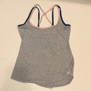 CALIA by Carrie Underwood Gray and Pink Tank Top